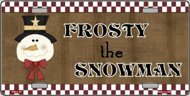 Frosty The Snowman Wholesale Metal Novelty License Plate