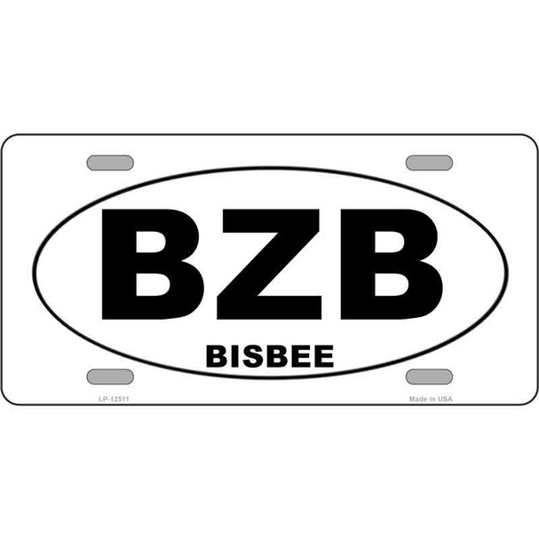 BZB Bisbee Arizona Wholesale Novelty Metal License Plate