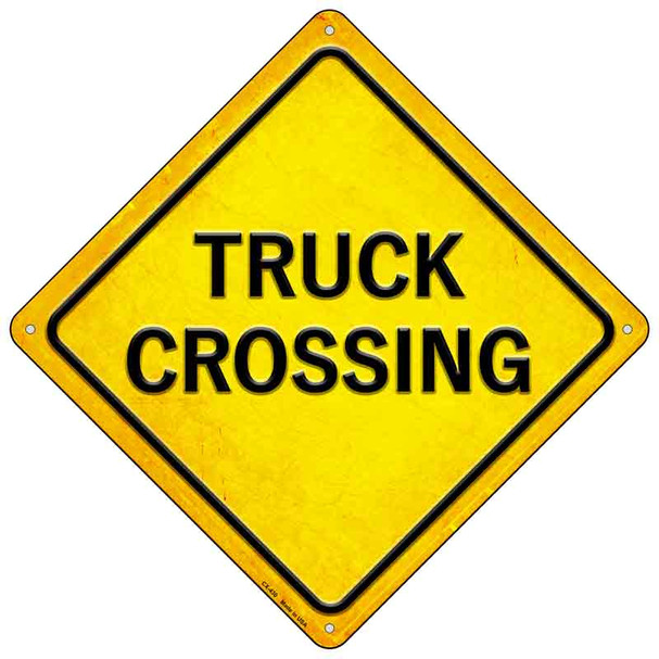 Truck Crossing Wholesale Novelty Metal Crossing Sign
