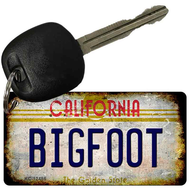 Bigfoot California Wholesale Novelty Metal Key Chain