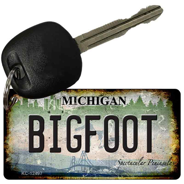 Bigfoot Michigan Wholesale Novelty Metal Key Chain