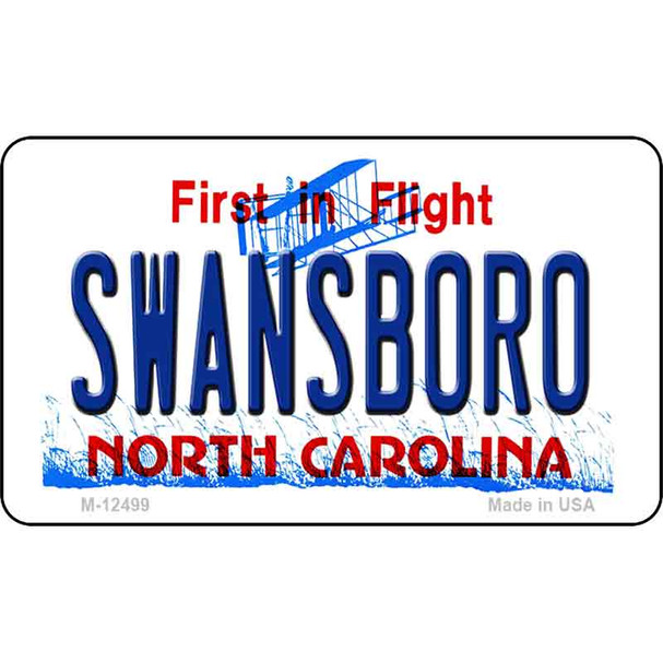 Swansboro North Carolina Wholesale Novelty Metal Magnet M-12499