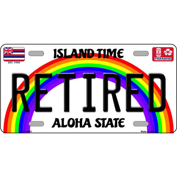 Retired Hawaii Wholesale Novelty Metal License Plate