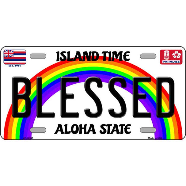 Blessed Hawaii Wholesale Novelty Metal License Plate