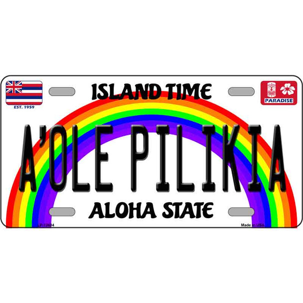 A Ole Pilikia Hawaii Wholesale Novelty Metal License Plate