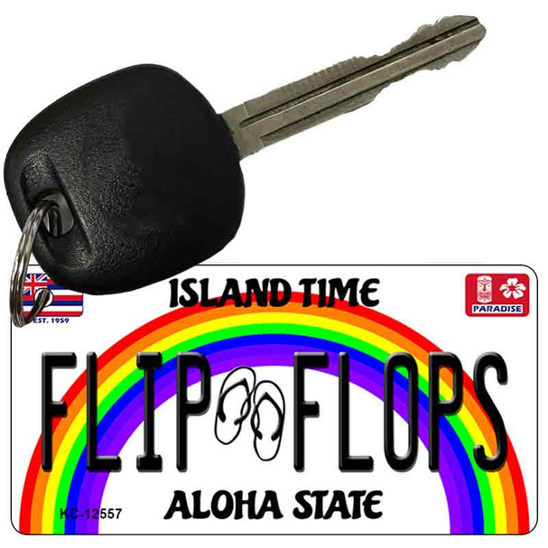 Flip Flops Hawaii Wholesale Novelty Metal Key Chain