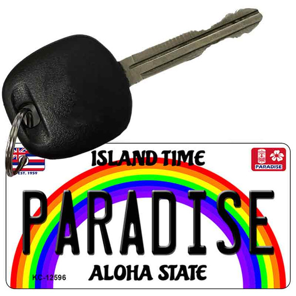 Paradise Hawaii Wholesale Novelty Metal Key Chain