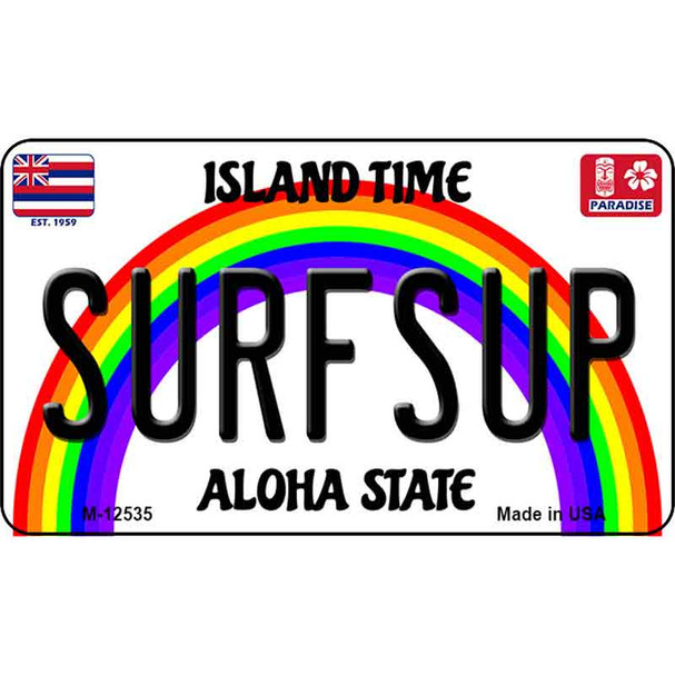 Surfsup Hawaii Wholesale Novelty Metal Magnet M-12535