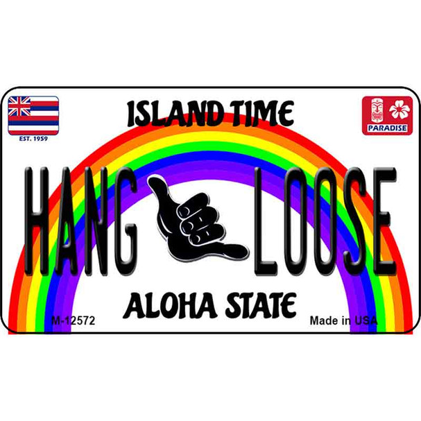 Hang Loose Hawaii Wholesale Novelty Metal Magnet M-12572