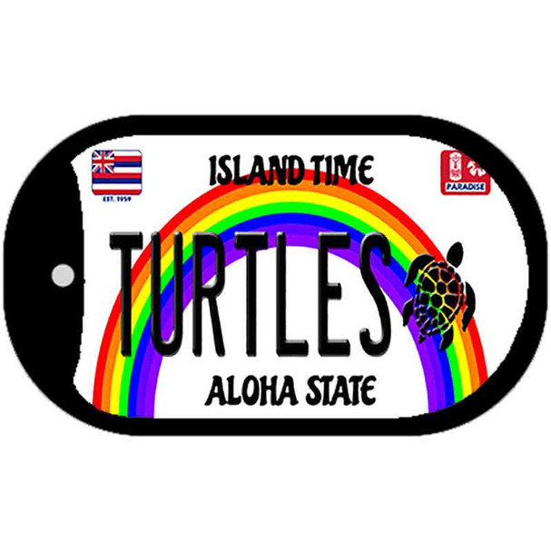 Turtles Hawaii Wholesale Novelty Metal Dog Tag Necklace