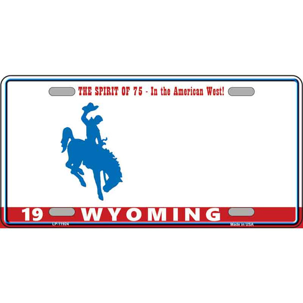 Wyoming Wholesale Novelty Metal License Plate