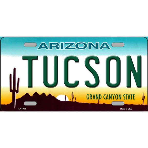 Tucson Arizona Novelty Wholesale Metal License Plate