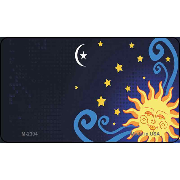 Stars and Moon Offset Wholesale Novelty Metal Magnet M-2304