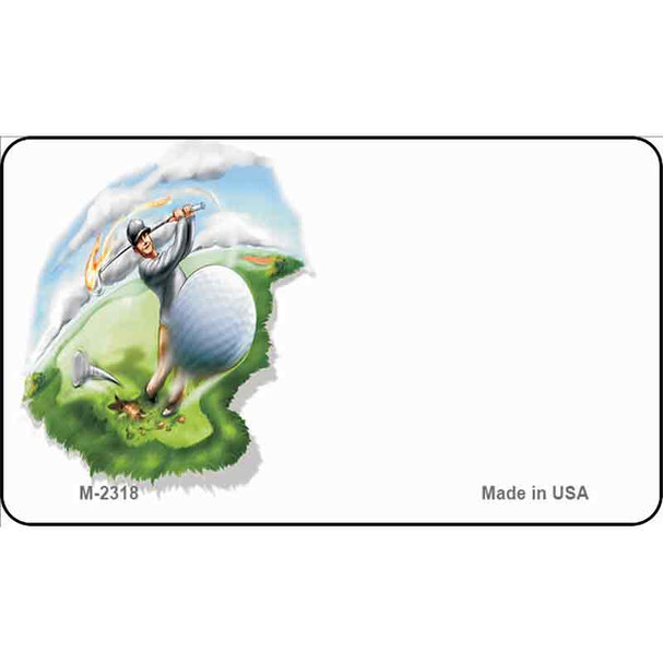 Golf Offset Wholesale Novelty Metal Magnet M-2318