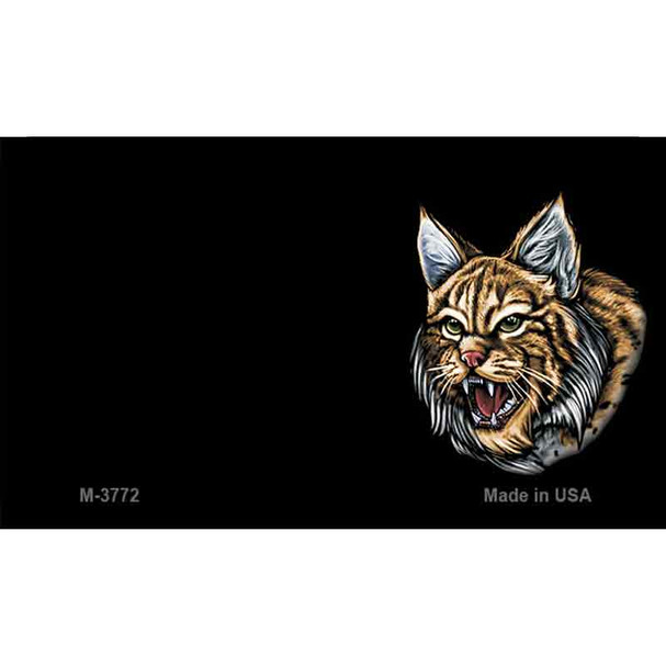 Bobcat Offset Wholesale Novelty Metal Magnet M-3772