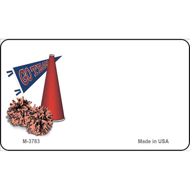 Pom and Cheer Offset Wholesale Novelty Metal Magnet M-3783