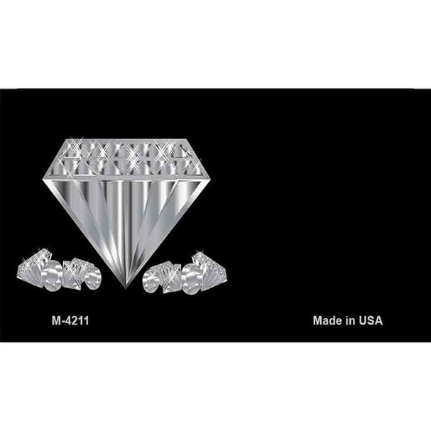 Diamonds Offset Wholesale Novelty Metal Magnet M-4211