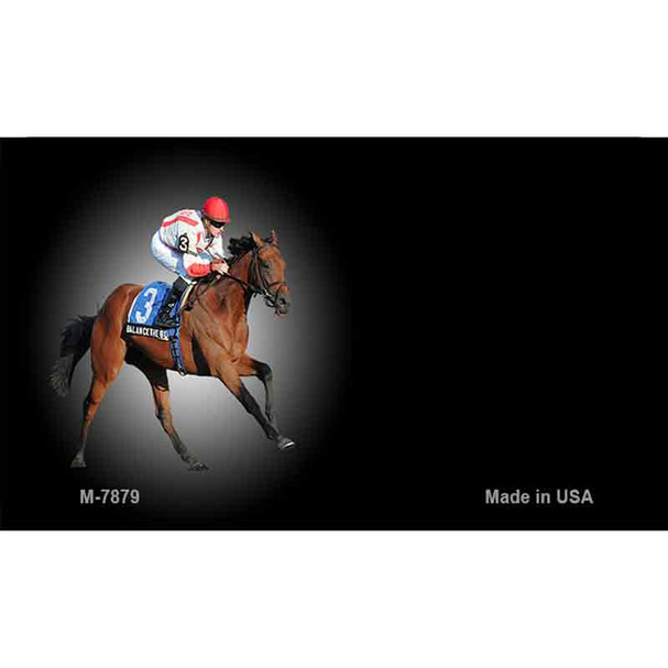 Horse Racing Offset Wholesale Novelty Metal Magnet M-7879