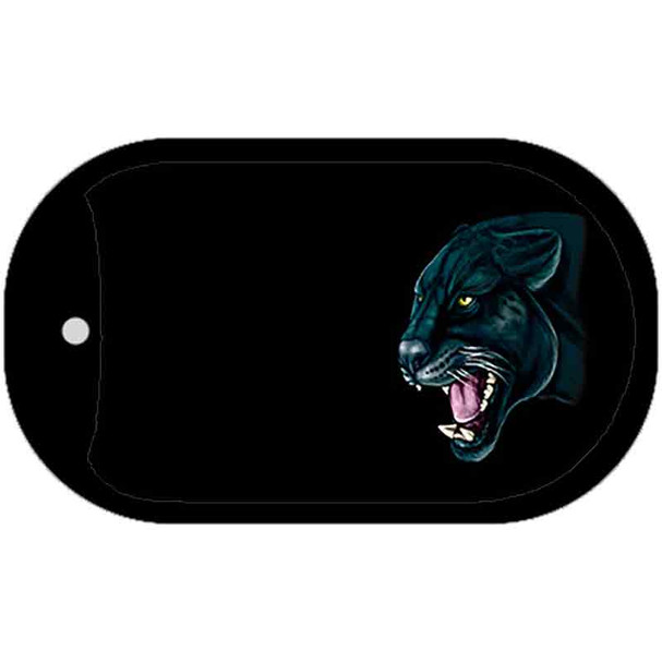 Panther Offset Profile Wholesale Novelty Metal Dog Tag Necklace