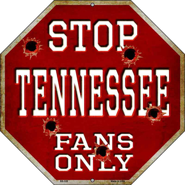 Tennessee Fans Only Wholesale Metal Novelty Octagon Stop Sign BS-328