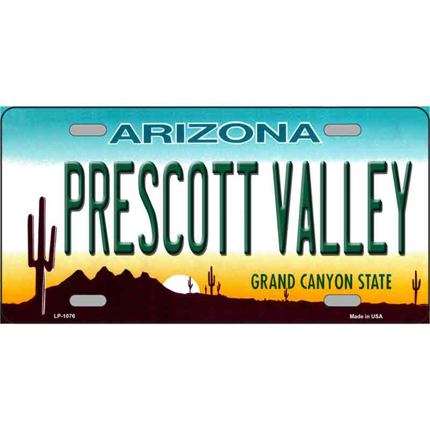 Prescott Valley Arizona Novelty Wholesale Metal License Plate