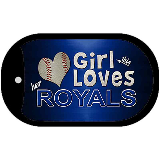 This Girl Loves Her Royals Wholesale Novelty Metal Dog Tag Necklace