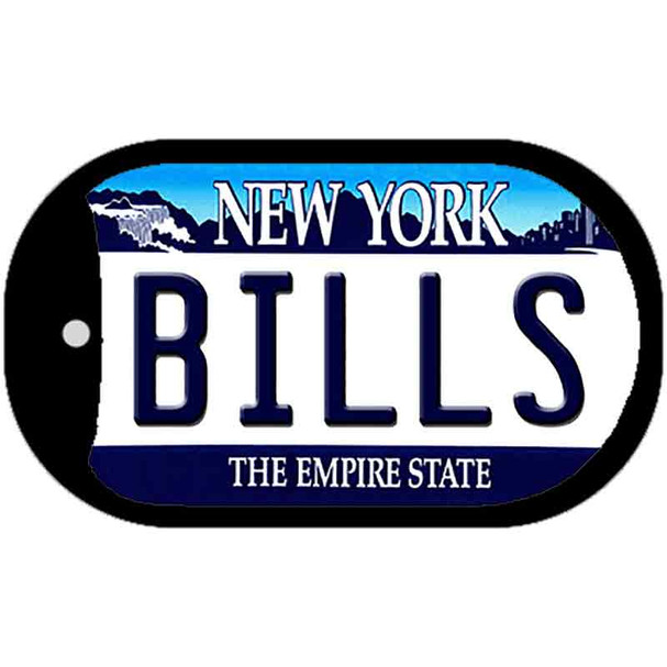 Bills New York Wholesale Novelty Metal Dog Tag Necklace