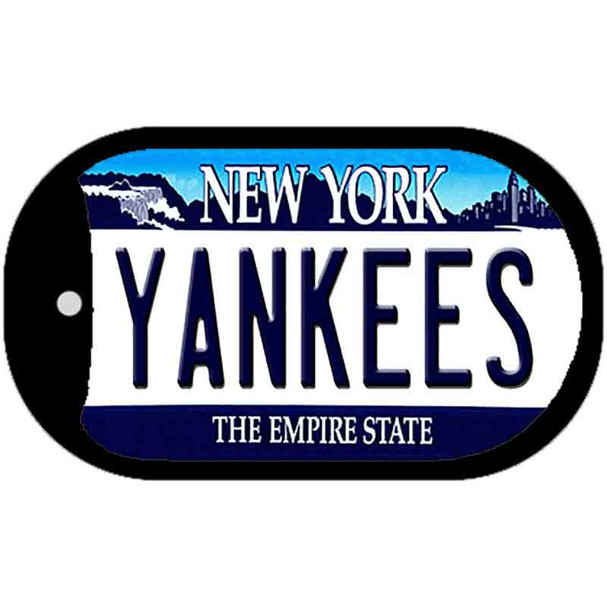 Yankees New York Wholesale Novelty Metal Dog Tag Necklace