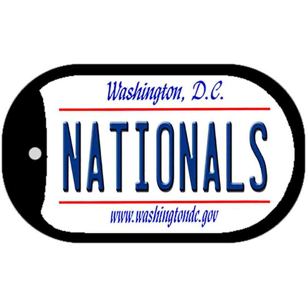 Nationals Washington DC Wholesale Novelty Metal Dog Tag Necklace