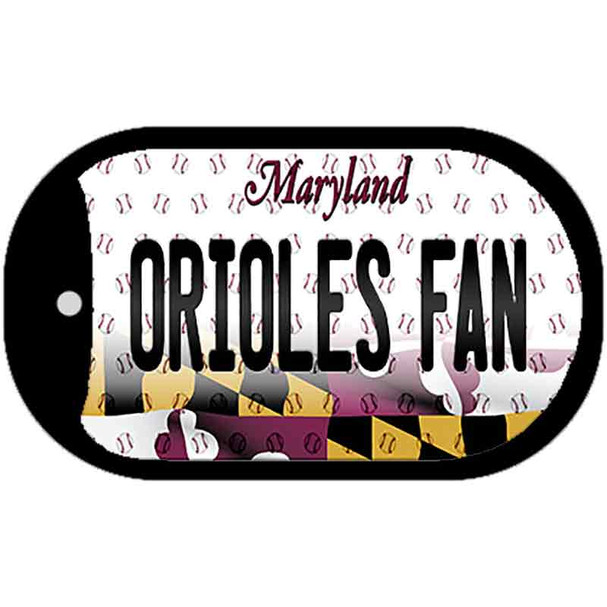 Orioles Fan Maryland Wholesale Novelty Metal Dog Tag Necklace