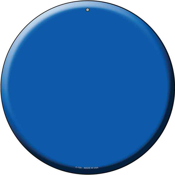 Blue Wholesale Novelty Metal Circular Sign