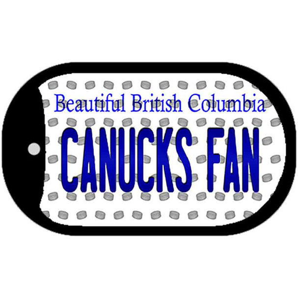 Canucks Fan British Columbia Wholesale Novelty Metal Dog Tag Necklace