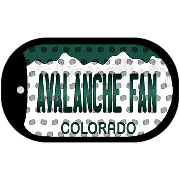 Avalanche Fan Colorado Wholesale Novelty Metal Dog Tag Necklace