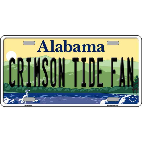 Crimson Tide Fan Wholesale Novelty Metal License Plate