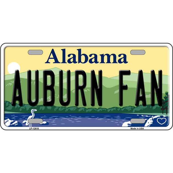 Auburn Fan Wholesale Novelty Metal License Plate