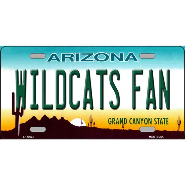 Wildcats Fan Wholesale Novelty Metal License Plate