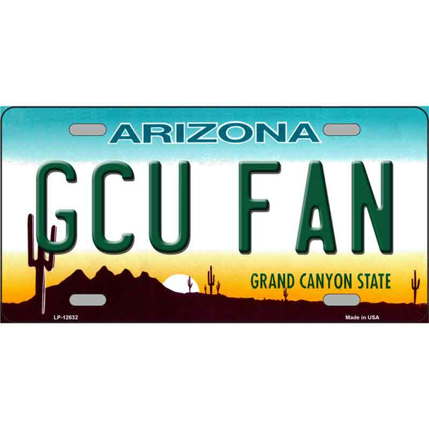 Grand Canyon Univ Fan Wholesale Novelty Metal License Plate