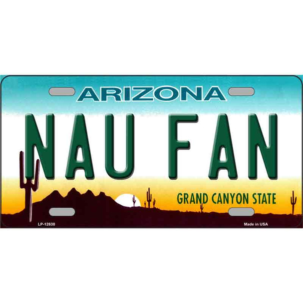 Northern Arizona Univ Fan Wholesale Novelty Metal License Plate