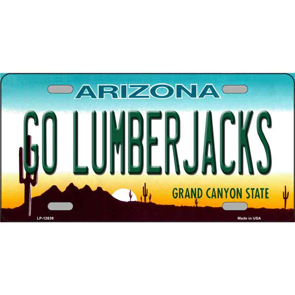 Go Lumberjacks Wholesale Novelty Metal License Plate
