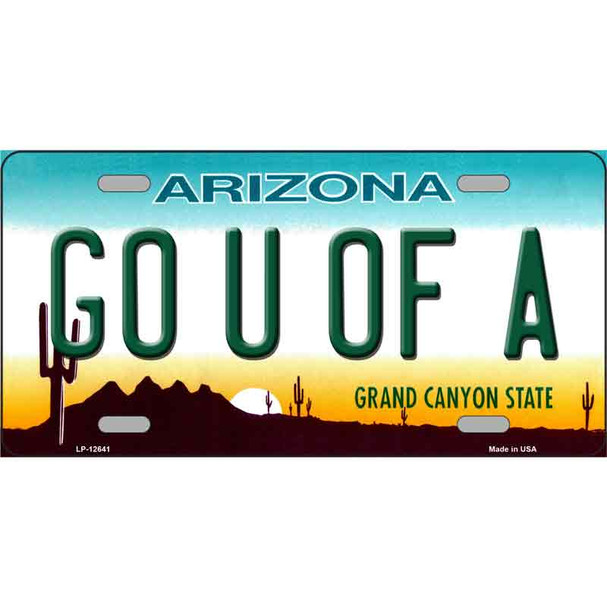 Go Univ of Arizona Wholesale Novelty Metal License Plate