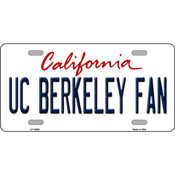 UC Berkeley Fan Wholesale Novelty Metal License Plate