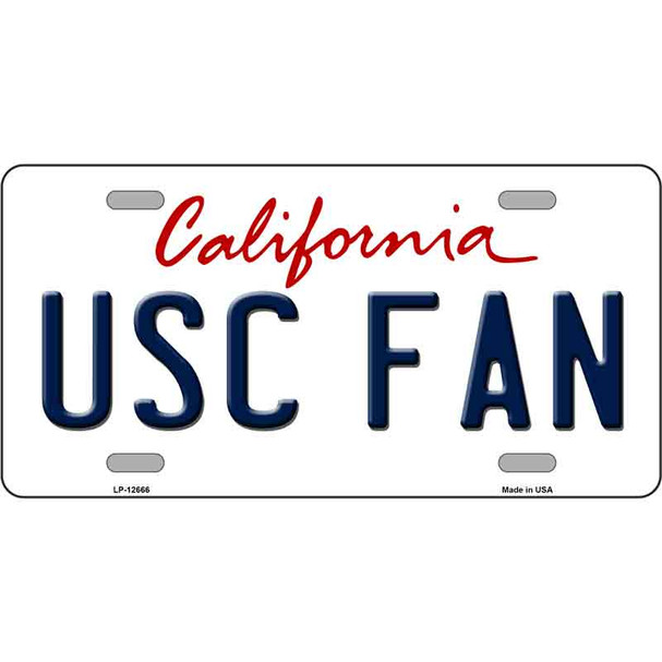 USC Fan Wholesale Novelty Metal License Plate