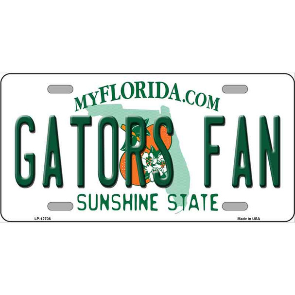 Gators Fan Wholesale Novelty Metal License Plate