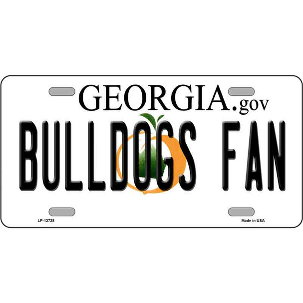 Bulldogs Fan Georgia Wholesale Novelty Metal License Plate