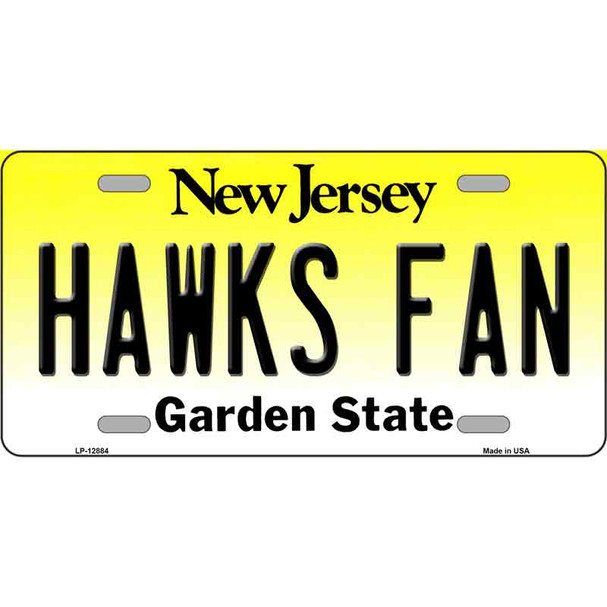 Hawks Fan Wholesale Novelty Metal License Plate LP-12884