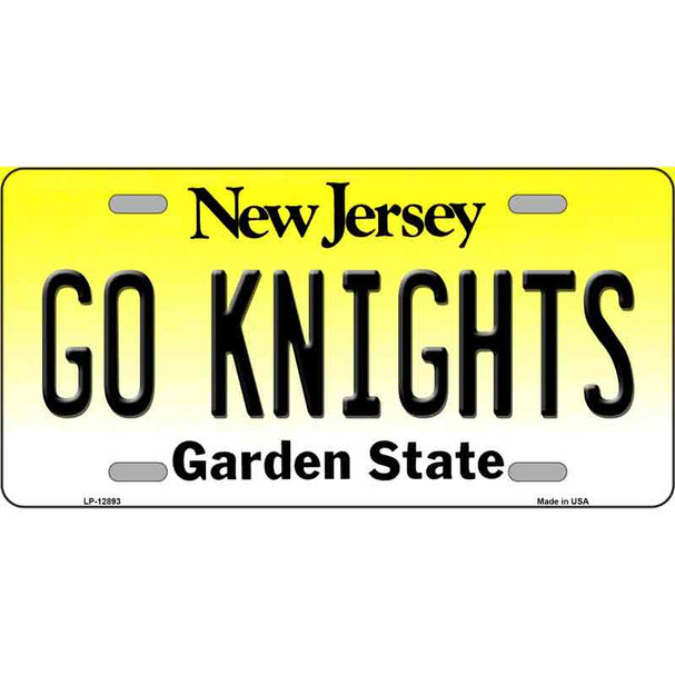 Go Knights New Jersey Wholesale Novelty Metal License Plate