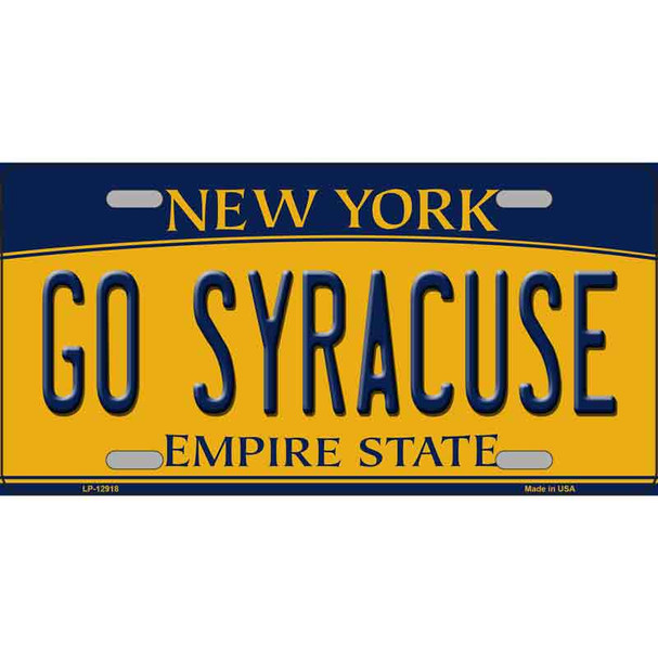 Go Syracuse Wholesale Novelty Metal License Plate