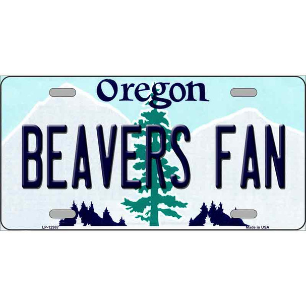 Beavers Fan Wholesale Novelty Metal License Plate