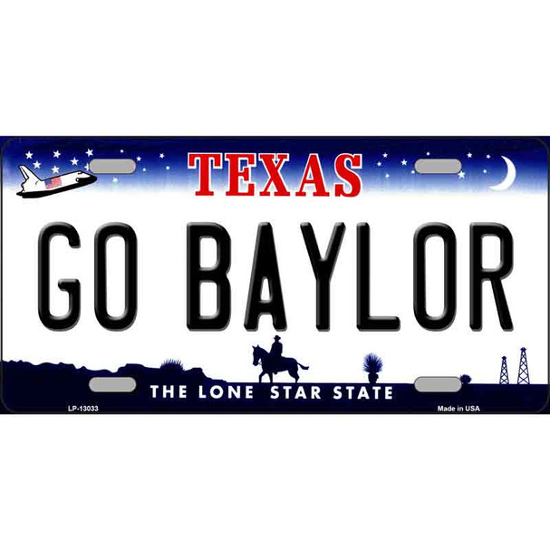 Go Baylor Wholesale Novelty Metal License Plate