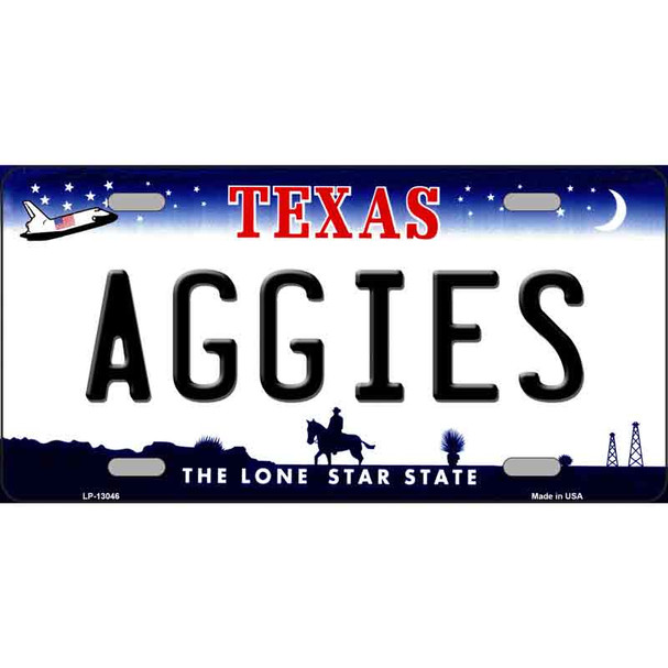 Aggies Wholesale Novelty Metal License Plate LP-13046